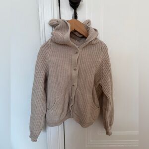 Jamie Kay OG Bear Knit Cardigan beige 4yrs